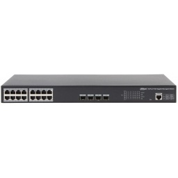 Switch PoE 16 puertos + 2 SFP Uplink 135w Dahua