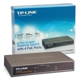 Switch TP-LINK TL-SF1008P | 8 Puertos RJ45 10100 (4 Puertos PoE ataf)