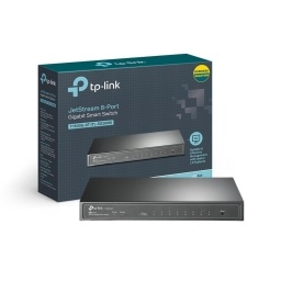 Switch TP-LINK T1500G-8T (TL-SG2008) | 8 Puertos Gigabit (1 PoE at/af)