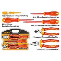 SET JUEGO 6 HERRAMIENTAS AISLADAS INGCO HKIST3061