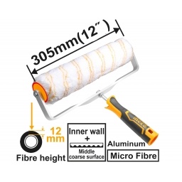 RODILLO 305MM 12 MICRO FIBRA INGCO HRHT093051