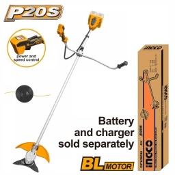 DESMALEZADORA 2OV BRUSHLESS P20S S BATERIA INGCO CSTLI20018