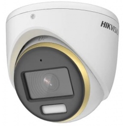 Domo Hikvision colorvu 2mp 2.8mm 20mts IR c/ audio