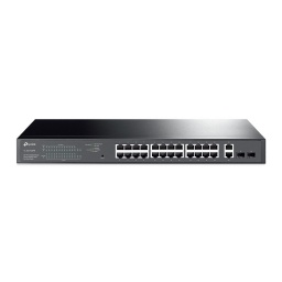 Switch TP-LINK TL-SG1428PE | 26 Puertos Gigabit (24 PoE af/at), 2 Puertos Gigabit SFP, Easy Smart