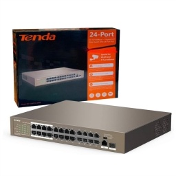 Switch Tenda 24 puertos PoE 250W