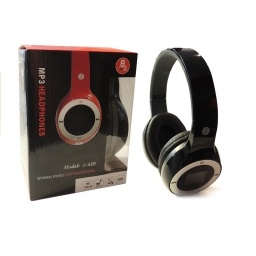 Audfono Xtreme D420 inalmbrico con MP3 clector de tarjetas