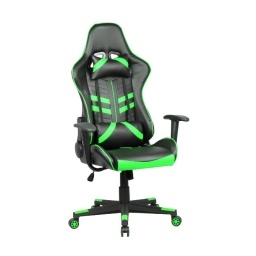 Silla Gamer MOBI | Reposabrazos, Negra y Verde