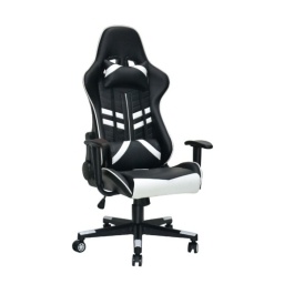 Silla Gamer MOBI | Reposabrazos, Negra y Blanca