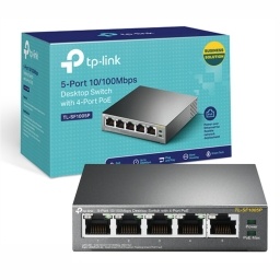 Switch TP-Link 5 puertos 10100 PoE