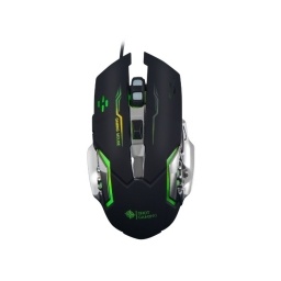 Mouse Gamer USB Shot Gaming GM08 | Negro, 6D, Iluminacin de 7 Colores