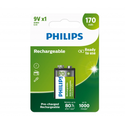 Bateria recargable Philips 9V 170mAh