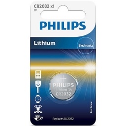 Pila de Litio Philips CR2032 3V