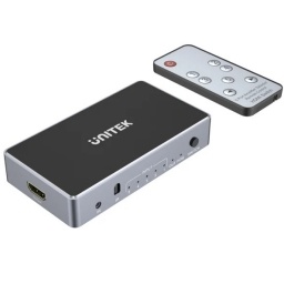 Switch Unitek HDMI 4K de 5 puertos con Control