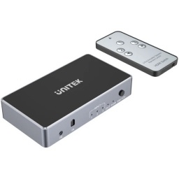 Switch Unitek HDMI 4K de 3 puertos con Control