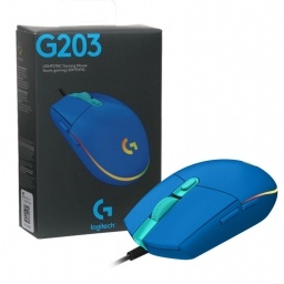 Mouse Logitech G203 Lightsync RGB azul