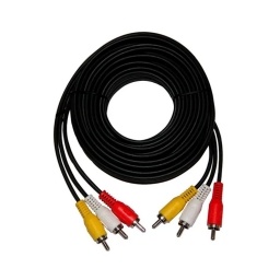 Cable Audio/Video Dracma | 3 RCA, Macho/Macho, 1.8 m