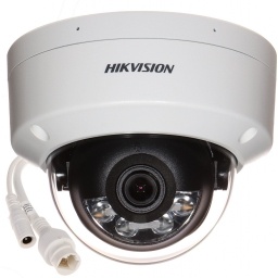 Domo IP Hikvision 4mp 2.8mm 30mts IR dual light, colorvu c/ audio