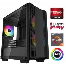 Equipo Gamer Ryzen 3 5300G, 16GB, SSD 480GB, Grficos Radeon