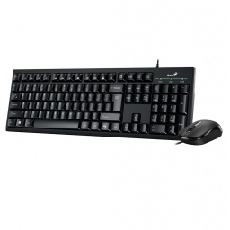 Combo Genius KM-100SE teclado y mouse negro usb