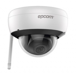 Domo IP Epcom WiFi 2mp 2.8mm 30mts IR con micrfono