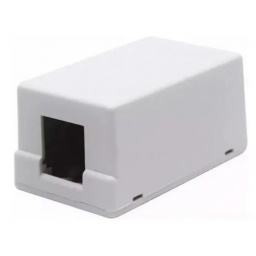 Roseta exterior RJ simple sin jack RJ45