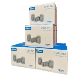 Fichas RJ45 categora 5 (x100) metlicas Dahua