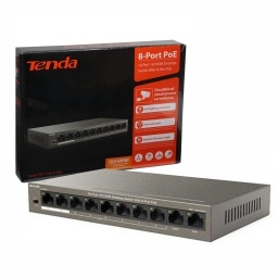 Switch Tenda 10 puertos PoE 