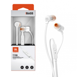 Auriculares JBL T110 manos libre blanco