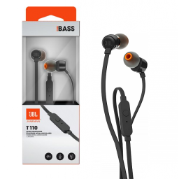 Auriculares JBL T110 manos libre negro