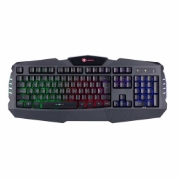 Teclado X-Lizzard gamer RGB en espaol usb