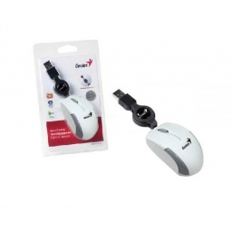 Mini Mouse Genius Retractil USB blanco