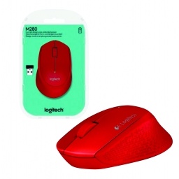 Mouse Logitech M280 inalmbrico rojo