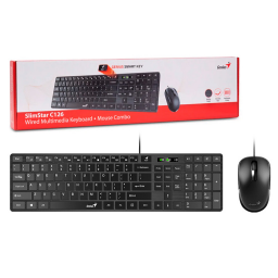 Combo Genius SlimStar C126 teclado y mouse usb