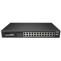 Switch PoE 24 10/100/1000MB + 2 SFP uplink