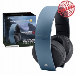 Auriculares Sony Gold PS5/PS4 inalambricos Uncharted 4 (con detalles)