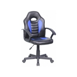 Silla Gamer para Nios | Ergonmica, Reposabrazos, Negra y Azul